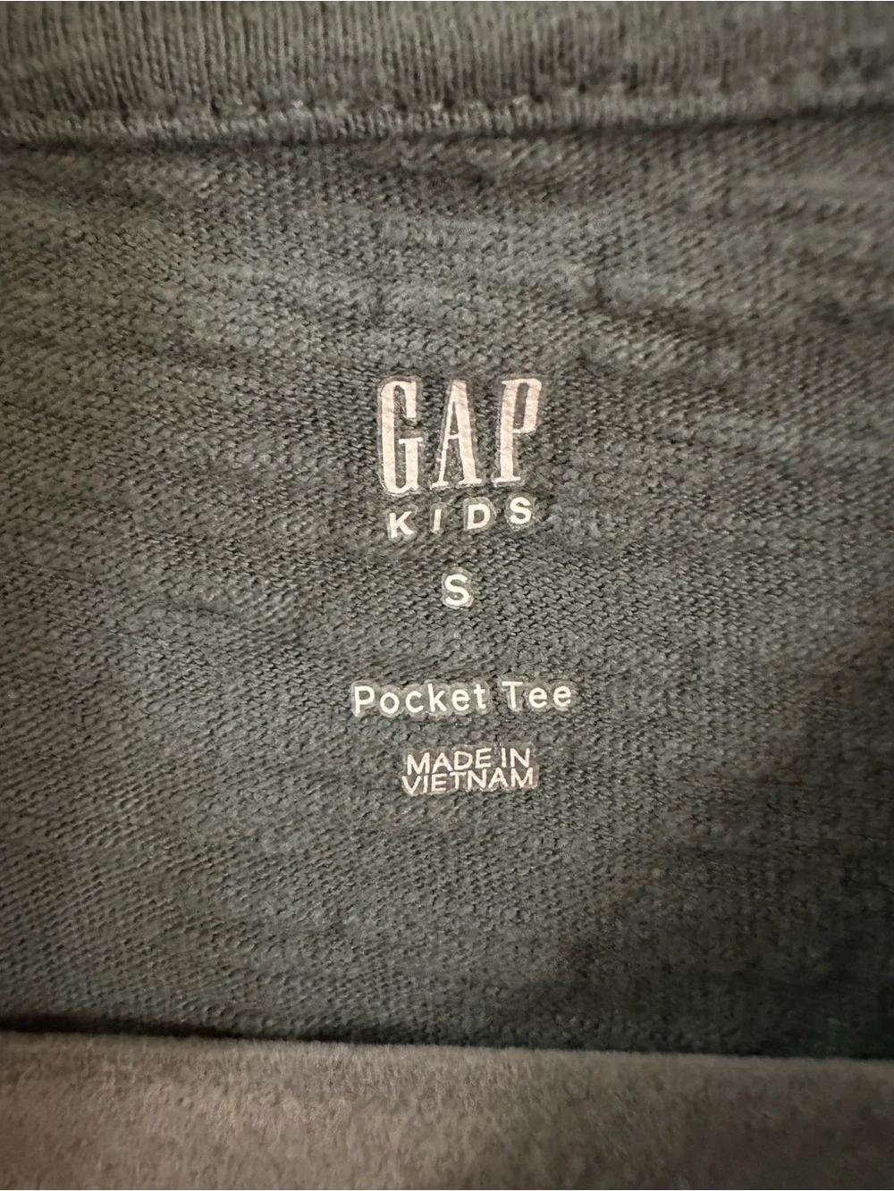 GAP Boys Short Sleeve Pocket Tee - Teal Green